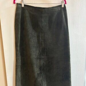 Washable suede long skirt - size 12